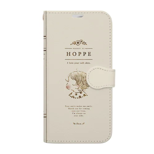 ほっぺちゃんとくまさんbook Book-Style Smartphone Case