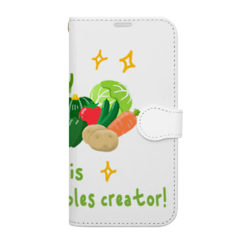 パパはクリエイター Book-Style Smartphone Case