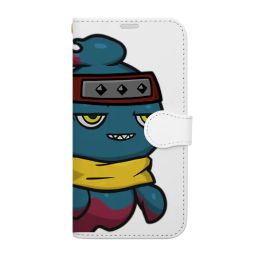 Mitama Darkblue Book-Style Smartphone Case