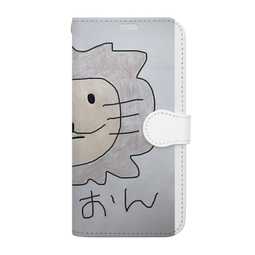 らいおん Book-Style Smartphone Case