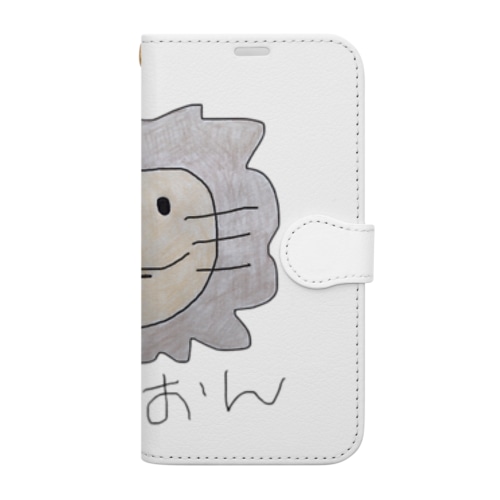 らいおん と おすぎさん Book-Style Smartphone Case