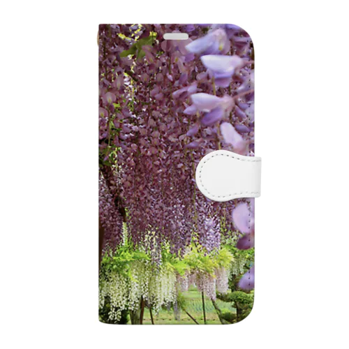 藤の花 Book-Style Smartphone Case