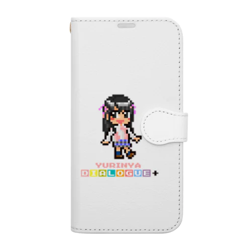 ドットDIALOGUE＋ ゆりにゃ推し手帳型スマホケース Book-Style Smartphone Case