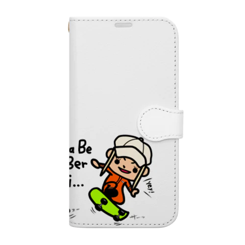 SK8er boi になりたいのです。。 Book-Style Smartphone Case