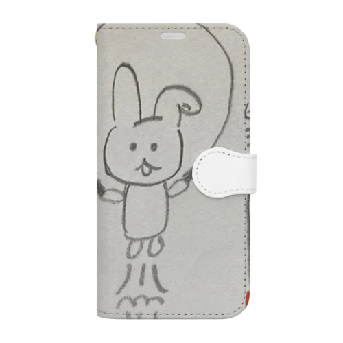 うさちゃんビョーーー！ Book-Style Smartphone Case