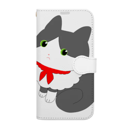 おすましリボンの猫のきょうちゃん Book-Style Smartphone Case