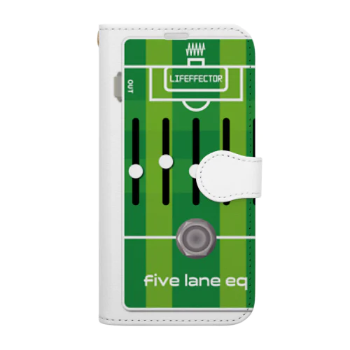 five lane eq 手帳型スマホケース