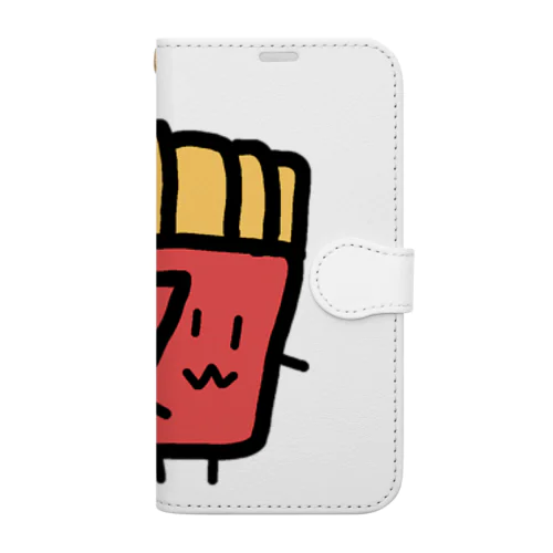 まぐろくんと肩身狭めなポテトくん Book-Style Smartphone Case