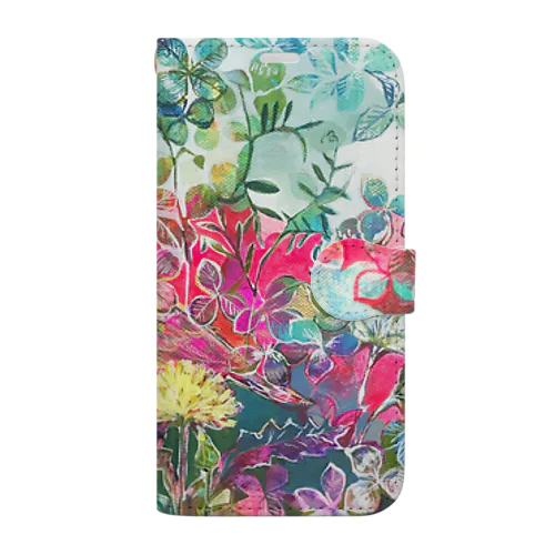 足もとの花園 Book-Style Smartphone Case