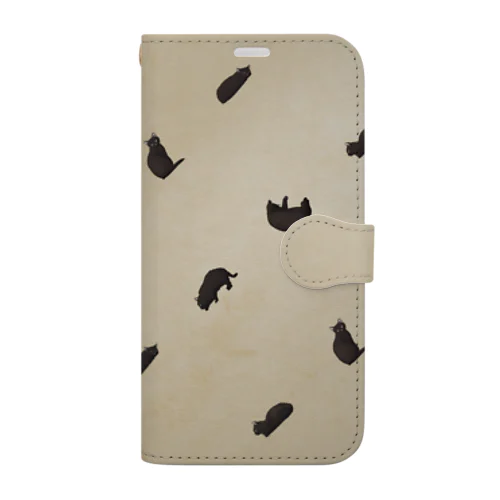 黒猫達 Book-Style Smartphone Case