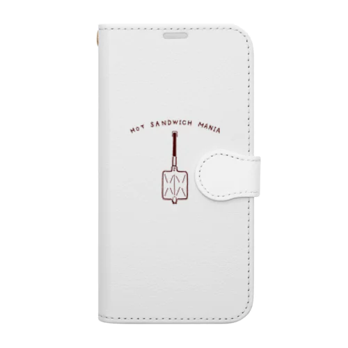 ほっとサンド大好き「ほっとサンドマニア」 Book-Style Smartphone Case