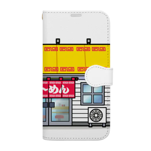 ラーメン屋 Book-Style Smartphone Case