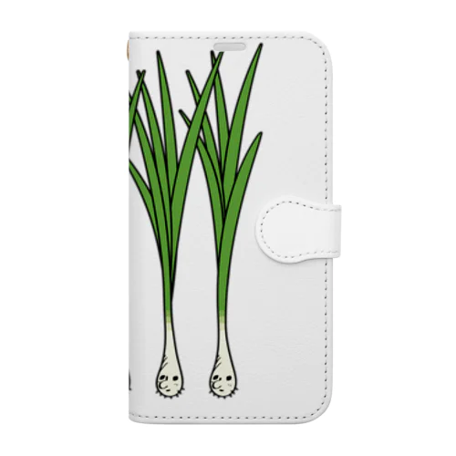 ワケギくんたち Book-Style Smartphone Case