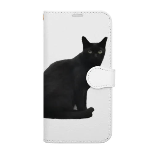 黒猫 Book-Style Smartphone Case