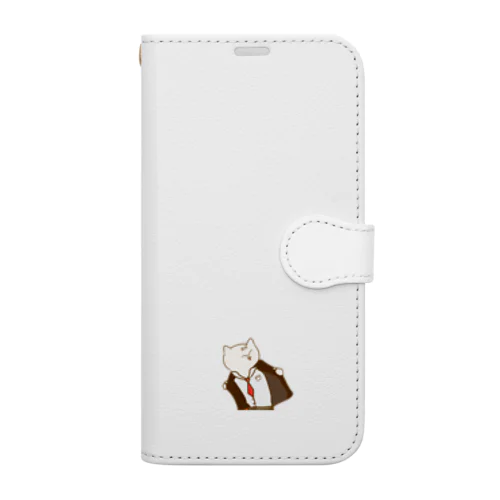 ねこの島岡さん Book-Style Smartphone Case