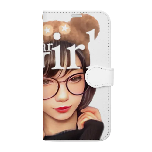 Bear Girl ☆◡̈⋆ Book-Style Smartphone Case