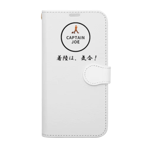 CAPTAIN JOE『着陸は、気合！』手帳型スマホケース Book-Style Smartphone Case