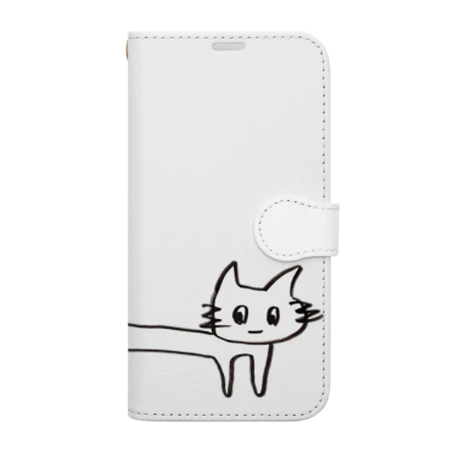 【うにょーん】可愛いねこ Book-Style Smartphone Case