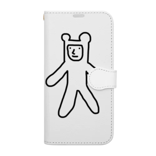 クマさん Book-Style Smartphone Case