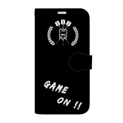 DARTS　ALL　AWARD　～BLACK～iPhone 6 Plus / 6s Plus / 7 Plus / 8 Plus / XR / XS Max / 11 / 11 Pro Max / 12 / 12 Pro / 12 Pro Max / 13 / 13 Pro / 13 Pro Max専用 手帳型スマホケース