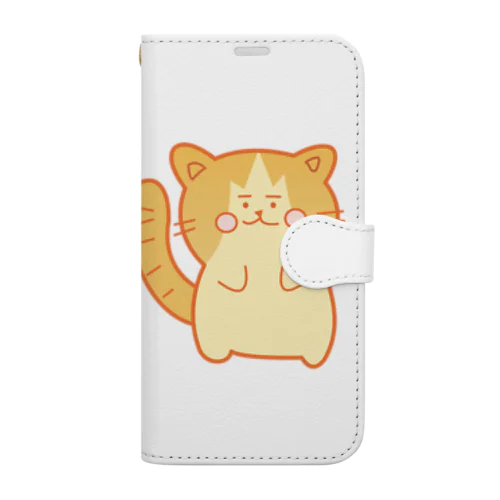 ぽっちゃり猫のノアくん Book-Style Smartphone Case