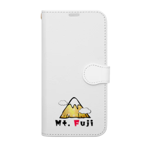 いいことありそう! 金運シリーズ　(富士山　Mt.Fuji) Book-Style Smartphone Case
