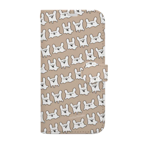 謎の生命体。(うさぎ？) Book-Style Smartphone Case