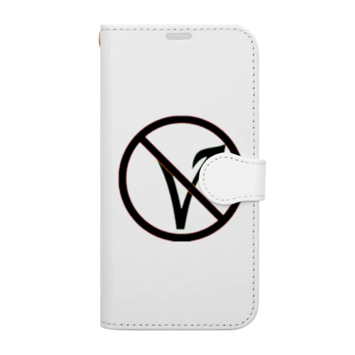NO VEGAN （黒ロゴ） Book-Style Smartphone Case