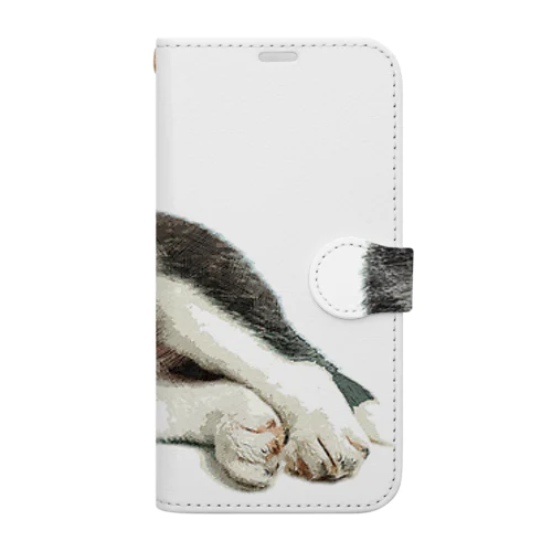 シベリアンハスキーの子犬 Book-Style Smartphone Case