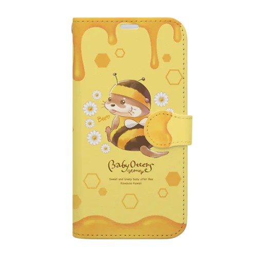 Baby Otters Honey（12以降はこちら） Book-Style Smartphone Case