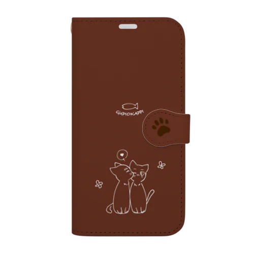 チョコCKAH Book-Style Smartphone Case