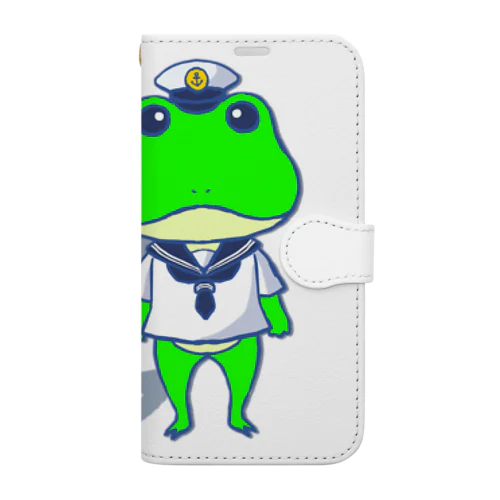 海蛙（夏服・カラーver） Book-Style Smartphone Case