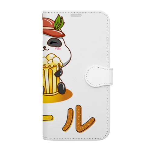  Cute Panda Drinking Beer Octoberfest Book-Style Smartphone Case