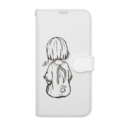 【ちいさな背中に】 Book-Style Smartphone Case