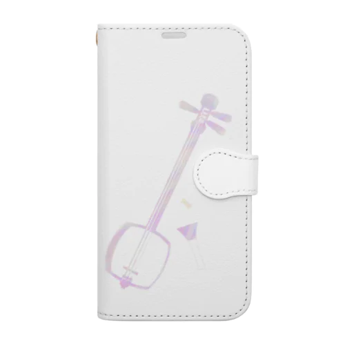 津軽三味線【彩雲】- 構 Book-Style Smartphone Case