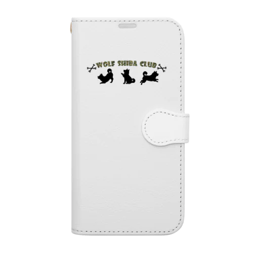 ウルフ柴犬 Book-Style Smartphone Case