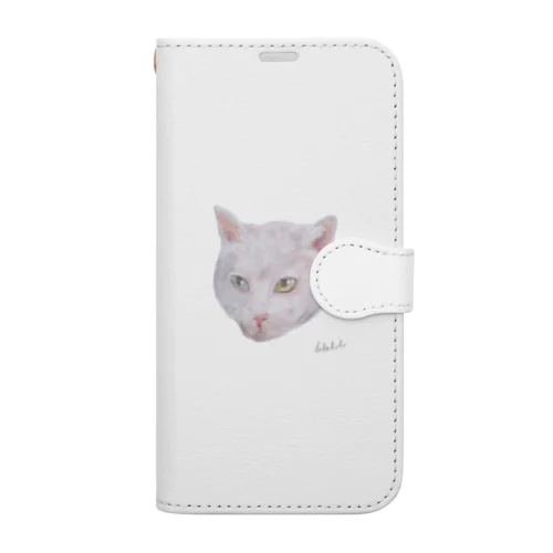 オッドアイ・キャット Book-Style Smartphone Case