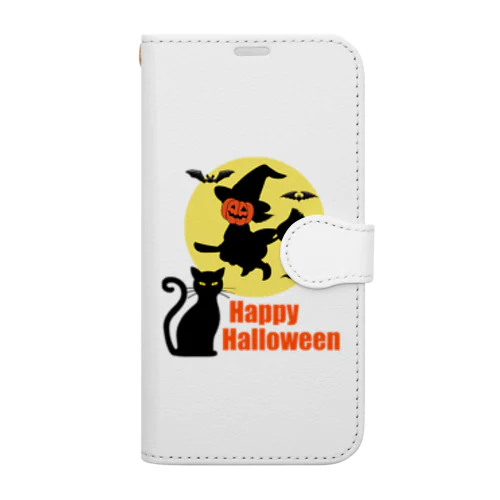 ハッピーハロウィーン 手帳型スマホケース