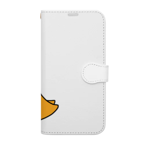 まがお色つきひよこ 手帳型スマホケース