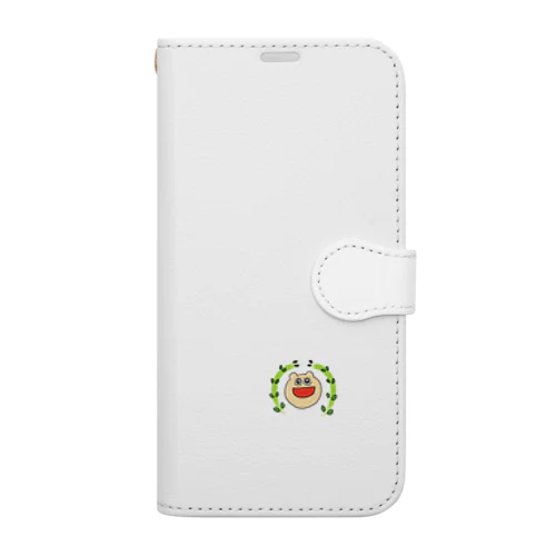 natureくまっちくん/SE用 Book-Style Smartphone Case