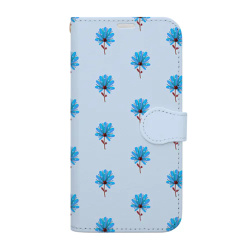 花柄15 Book-Style Smartphone Case