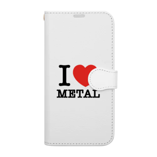 I LOVE METAL 手帳型スマホケース