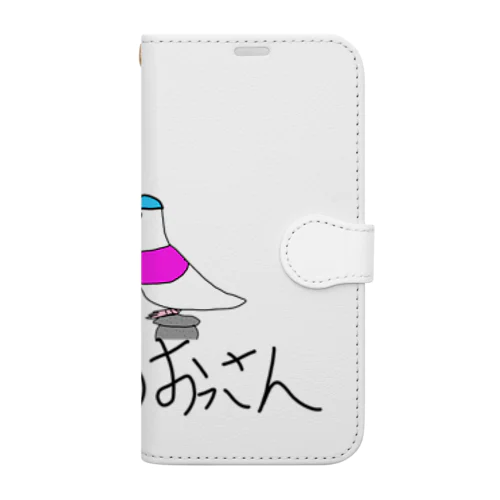 釣り人なカモメのおっさん Book-Style Smartphone Case