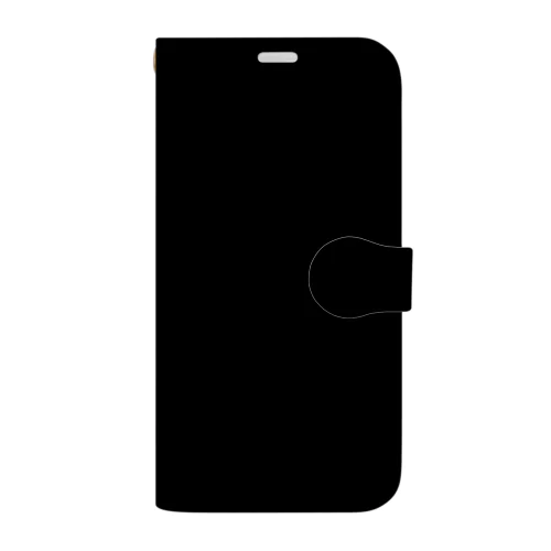 優駿（スマホケース・手帳型・黒） Book-Style Smartphone Case