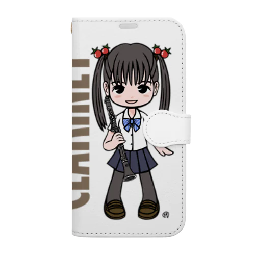 ブラスシリーズ#02　クラリネット Book-Style Smartphone Case