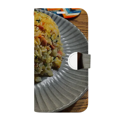 妻のチャーハン Book-Style Smartphone Case