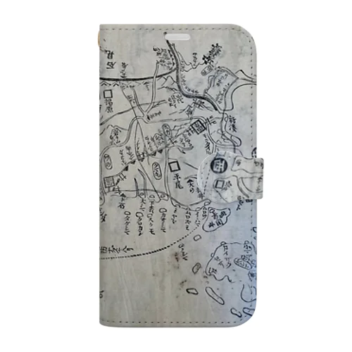 山口県のよくわからない地図 Book-Style Smartphone Case