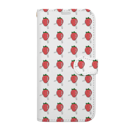 いちごたち🍓🍓🍓 手帳型スマホケース