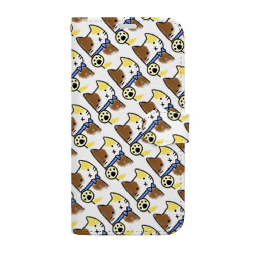 ミケにゃんだらけ！ Book-Style Smartphone Case