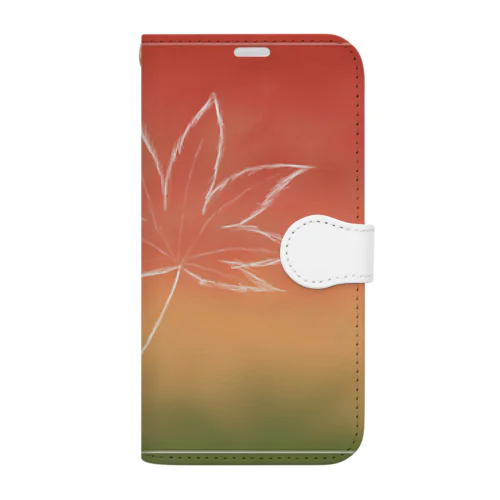 Autumn coloring -紅葉- Book-Style Smartphone Case